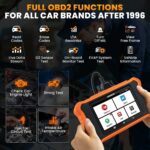 Launch X431 Elite 2.0 Pro full OBD2 functions including code reading, live data, EVAP test, smog test and injector circuit test