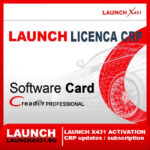 Launch X431 CRP Software Card – Official License for Update and Subscription Activation